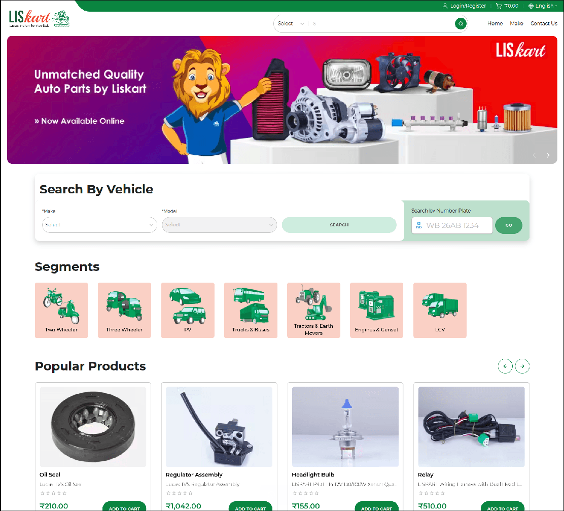Liskart — Genuine Automotive Spare Parts Marketplace