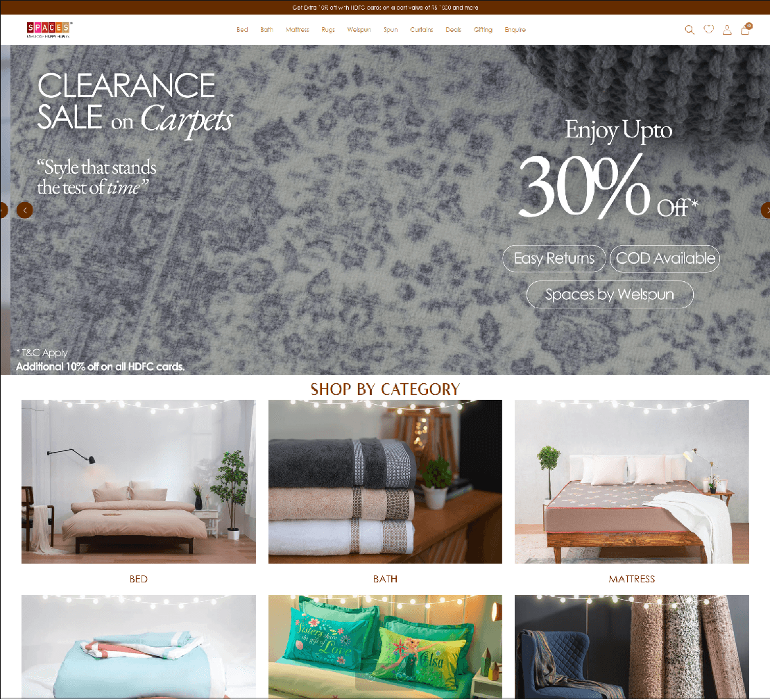 Spaces.in — Home Decor Platform